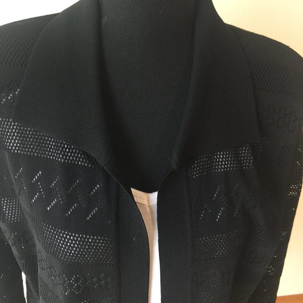 Misook Open Front Long Duster Cardigan - image 5